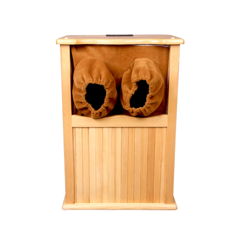 Far Infrared Biospectrum Energy Bucket Foot Bath Dry Sauna with Hemlock Wood Black Tourmaline Electric Stone