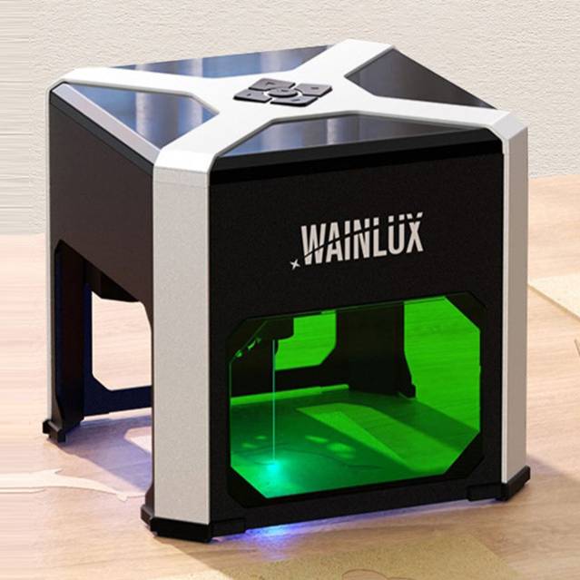 WAINLUX K6 家庭用レーザー彫刻機 マークプリンター カッター 木工機械 プラスチック 3000mw Bluetooth ミニ彫刻機 -  Alisa