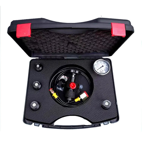 0-400Bar 6000Psi pressure gauge test kit pressure gauge kit hydraulic accumulator nitrogen charging valve five types adapters
