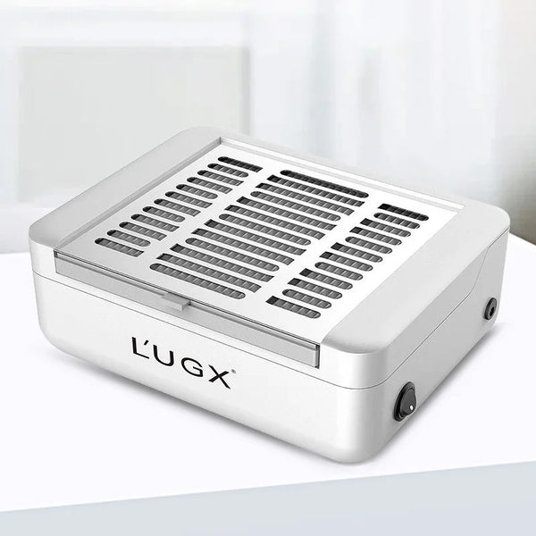 L'UGX 40W Nail Dust Collector Extractor Fan For Gel Polishing Powerful Nail Vacuum Cleaner With Remove Filter Nail Salon Equipment