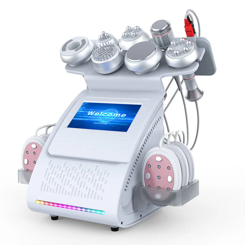 The Latest 9 In 1 80k Ultrasonic Cavitation Vacuum RF+EMS Laser Weight Loss Muscle Stimulation