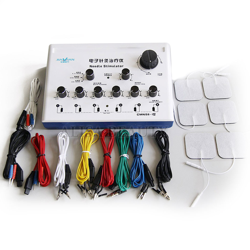 6 channels Electric Low-Frequency Electro Acupuncture Stimulator Acupuncture