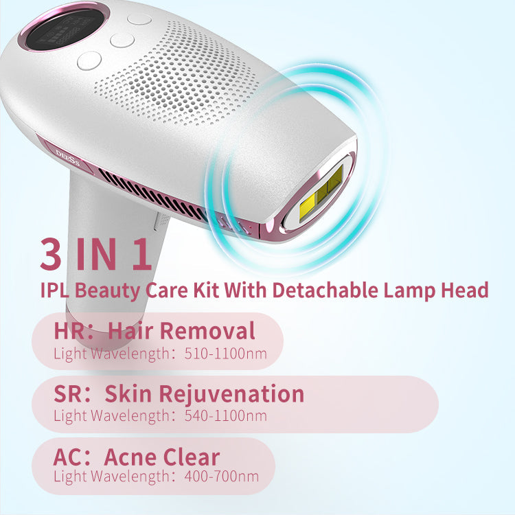 DEESS GP591 Triplecare Master 0.9s Laser Permanent Hair Removal System IPL Hair Remover instrument cool painless Beauty device