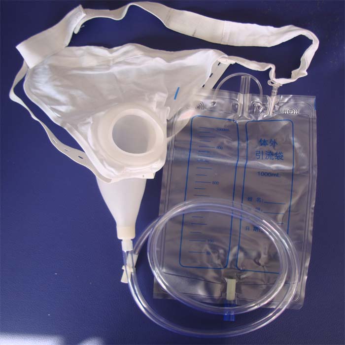 Male Urine Bag Urine Collection Set Breathable Urinal Collector Spill Proof Bag For Urine Incontinence Adjustable size