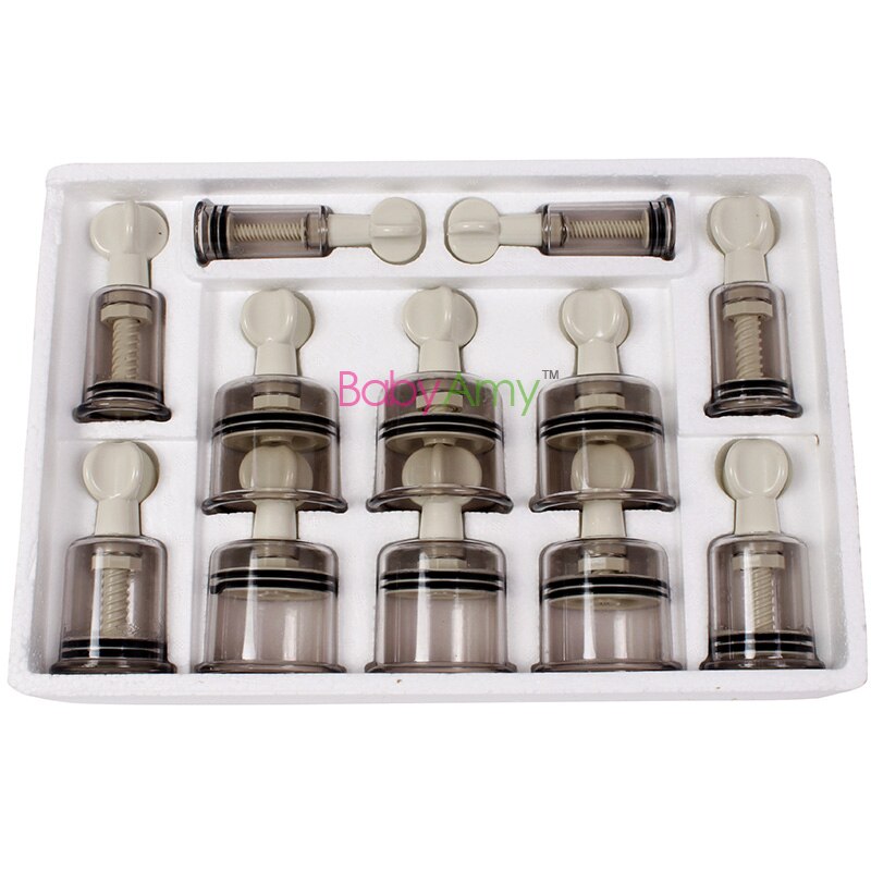 China Medical Twist Cupping 12cups Magnet Massage Vacuum Therapy Anti-cellulite Set magnetic acupuncture Vacuum Cupping Set