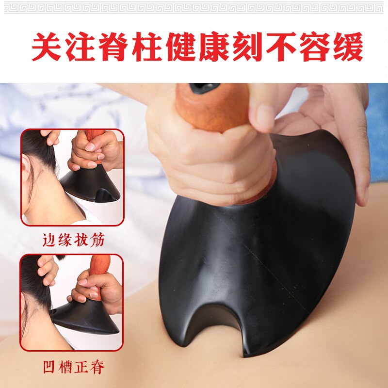 Natural Stone Needle Thermotherapy Back Abdomen Energy Stone Dredging Meridians Acupuncture Point Massager Gua Sha Therapy