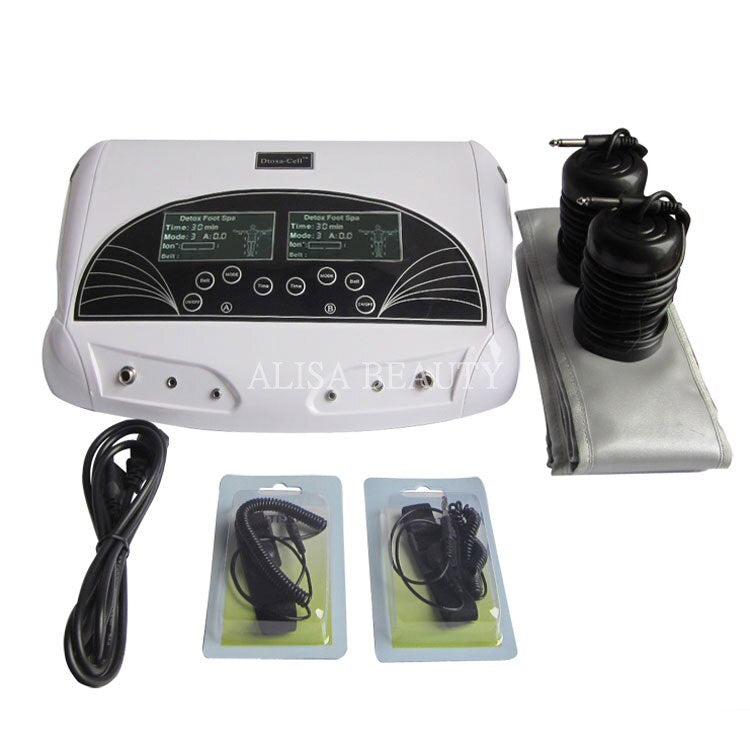 Dual Ionic Cleanse Detox Machine Ionic Detox Foot Spa Salon Spa Aqua Cell Cleanse Spa Machine Foot Bath