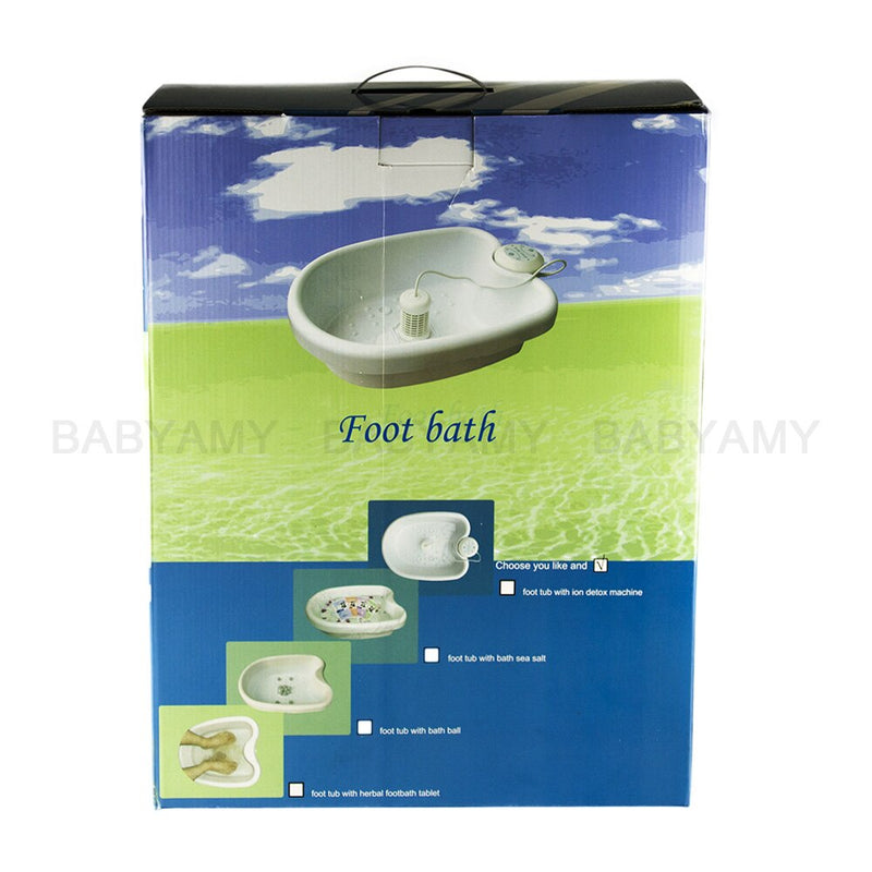 Ion cleanse detox foot spa with plastic foot tub bucket foot bath detox device ionic detox machine