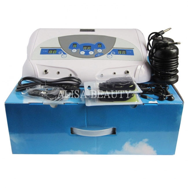 Music Dual Ion Cleanse Detox Machine Cleanse Foot Detoxification Machine  System Foot Bath Spa Massager