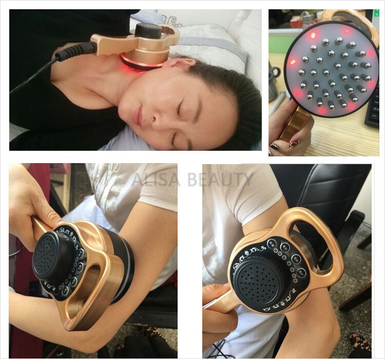 Infrared Heating Vibration Electric Stimulation Slimming Device Guasha therapy Body massage brush Scraping tool for Beauty salon
