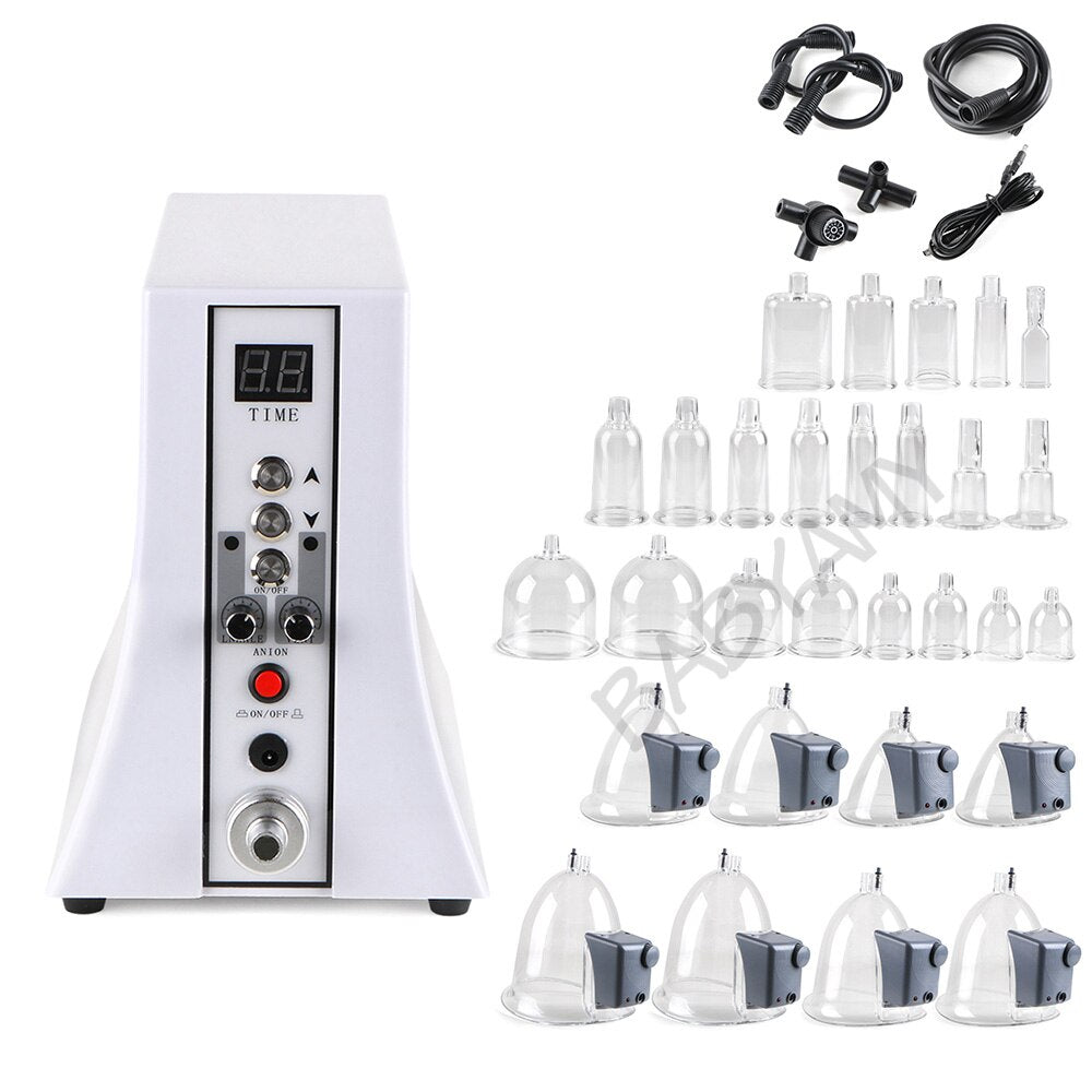 Vacuum Therapy Machine for Buttocks Breast 33 Cups Butt Lifting Breast  Enhance Cellulite Treatment Cupping Device - China Vacuum Therapy Machine,  Butt Lifting Machine