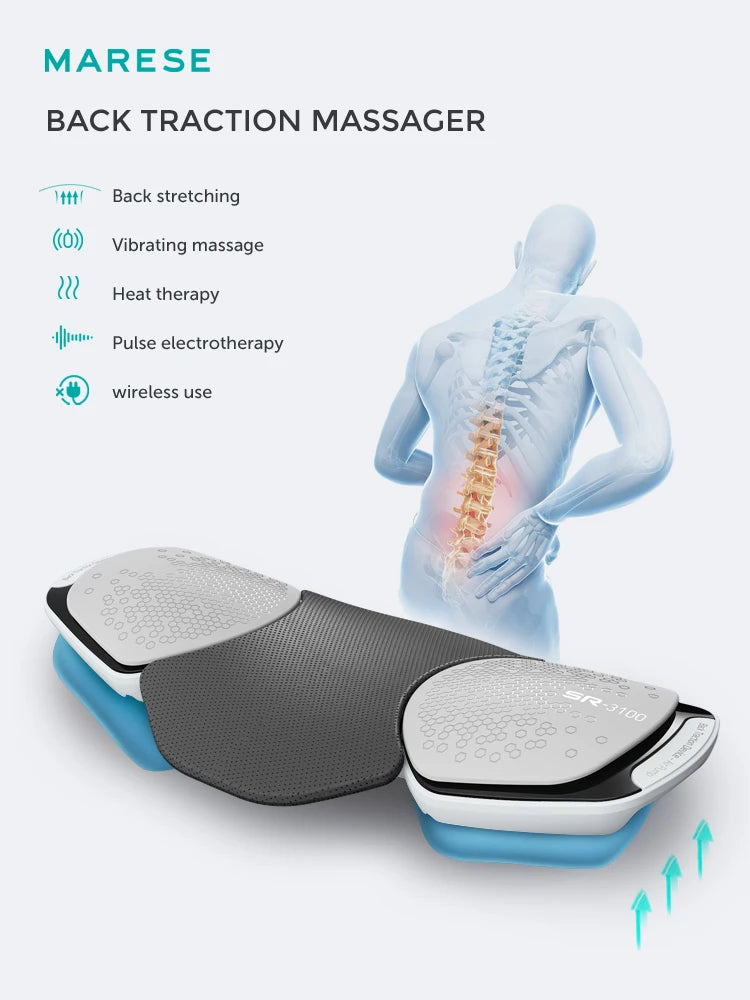 MARESE Electric Lumbar Traction Massager Heat Electrotherapy Vibration Massage Back Stretch Spinal Disc Herniation Pain Relieve _ - Alisa MARESE Electric Lumbar Traction Massager Heat Electrotherapy Vibration Massage Back Stretch Spinal Disc Herniation Pain Relieve _ - Alisa
