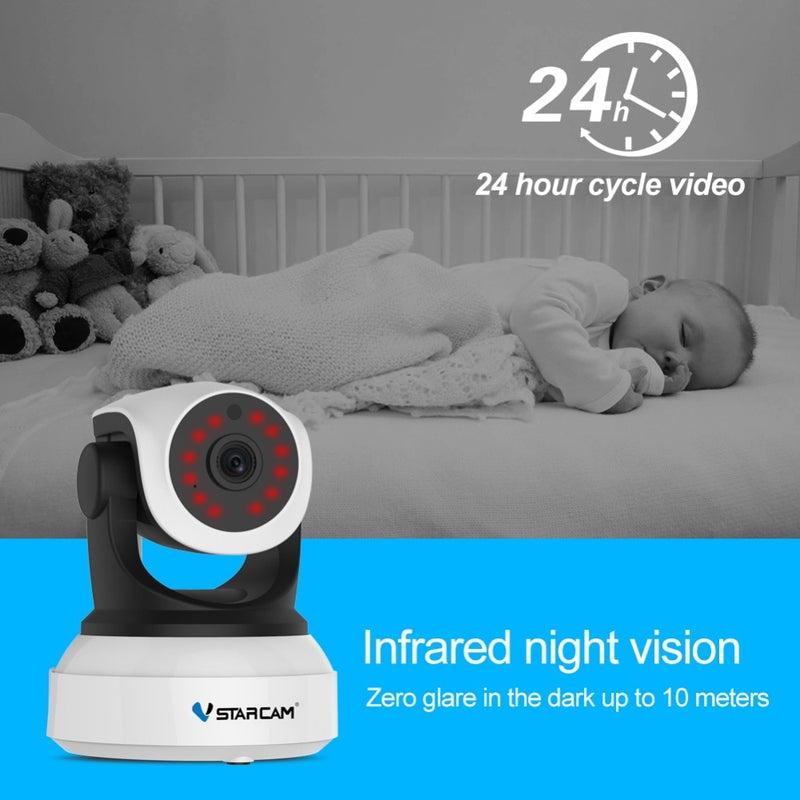 VStarcam C24S 1080P HD Wireless Security IP Camera Wifi IR-Cut Night Vision Audio Recording Network Indoor Baby Monitor