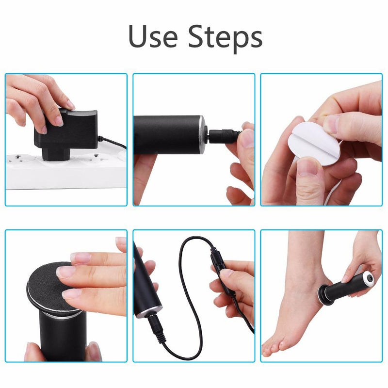 Electric Callus Remover Electronic Foot File Hard Dead skin Polisher Exfoliating Grinding Feet Clean Care Tools Smooth Machine
