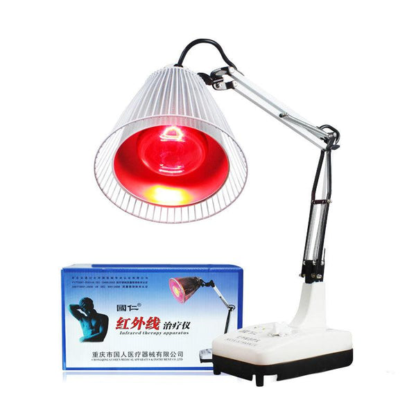 HW-T-1 100W Infrared Light Red Light Therapy Heat Lamp Set for Body Muscle Joint Pain Relief with Improve Sleep Blood Circulation Back Shoulder Finger Pain