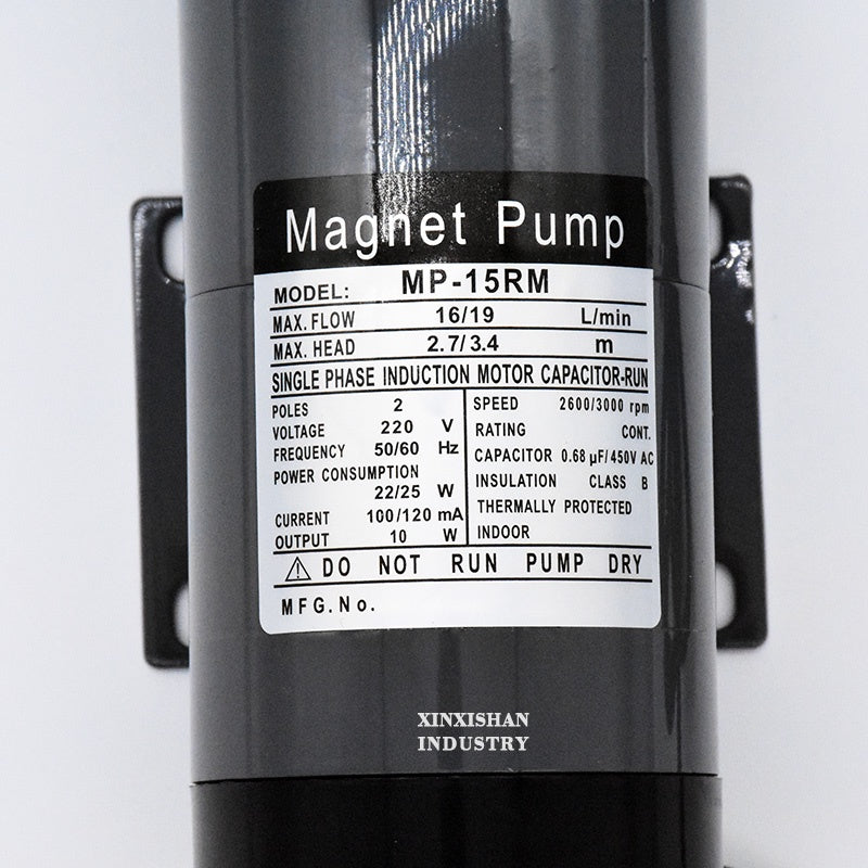 Bomba de agua magnética para elaboración de cerveza casera MP-15RM, 220 V, acero inoxidable 304 de grado alimenticio, alta temperatura, 1/2 BSPT/NPT