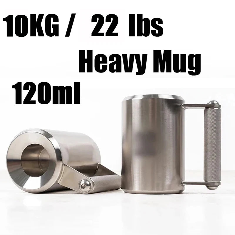 10 kg tung mugg 22lbs hantelkopp AISI304 Material 120ml Volym