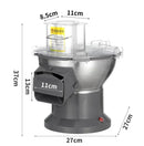 110V/220V elektrisk grönsaksskärare automatisk potatisförstörare kommersiell multifunktionell morotsförstörare