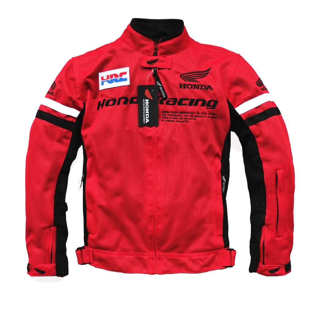 Chaqueta de moto Honda para hombre, verano, malla transpirable, jersey de moto de carreras, locomotora, resistente a roturas, ropa de tracción extraíble.