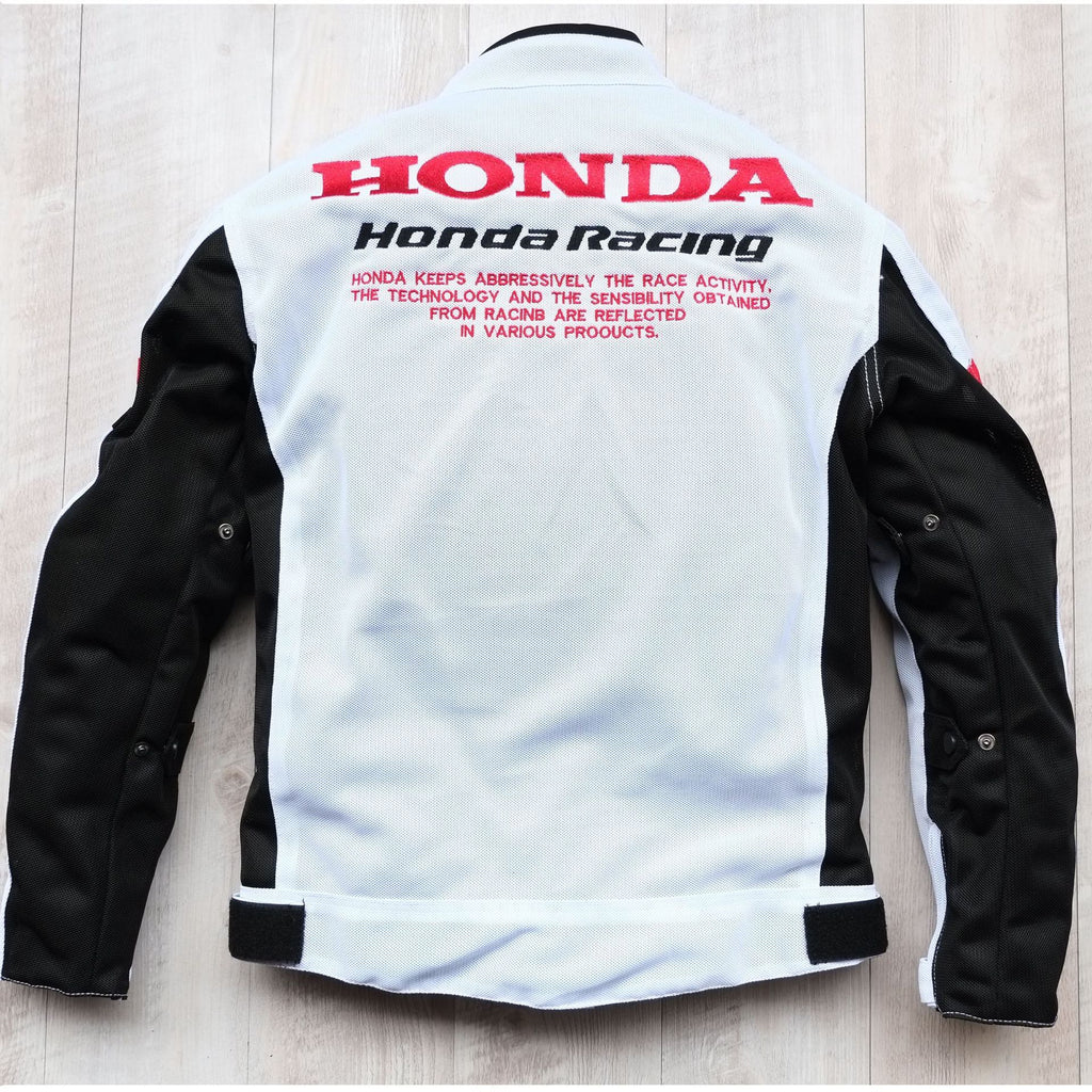 Chaqueta de moto Honda para hombre, verano, malla transpirable, jersey de moto de carreras, locomotora, resistente a roturas, ropa de tracción extraíble.