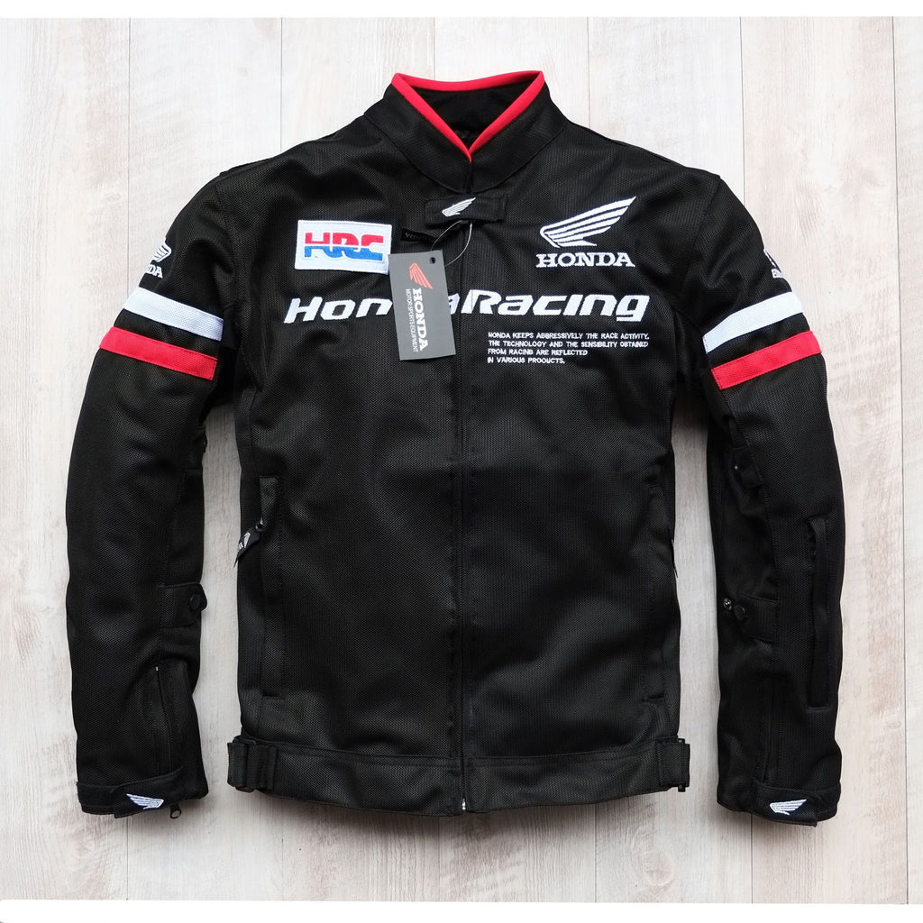 Chaqueta de moto Honda para hombre, verano, malla transpirable, jersey de moto de carreras, locomotora, resistente a roturas, ropa de tracción extraíble.