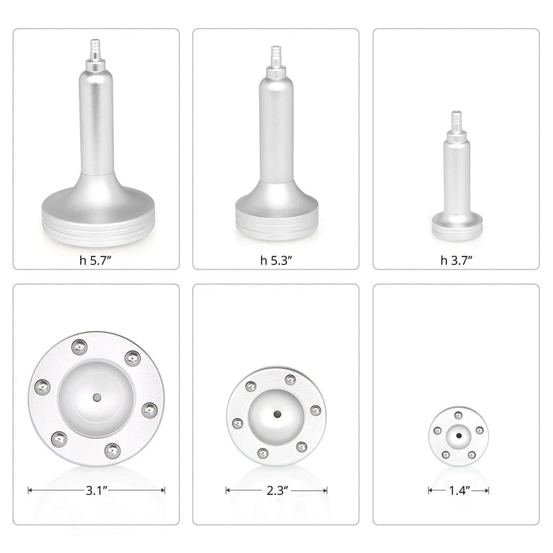 Copos de vácuo de grande capacidade, 150ml, para ampliação do bumbum, levantamento de seios, máquina de salão de beleza, dispositivo de formato corporal