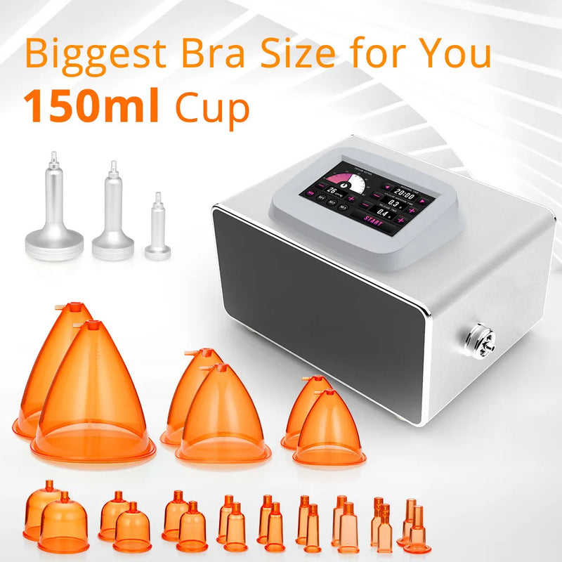 150ML Large Capacity Vacuum Cups For Butt Enlargement Breast Lifting Beauty Salon Machine Body Shape Device