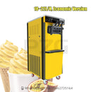 18~22L/H Floor Type Economic Commercial Soft Serve Ice Cream Machine Mixed 2+1 Three Flavors