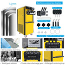 18~22L/H Floor Type Economic Commercial Soft Serve Ice Cream Machine Mixed 2+1 Three Flavors
