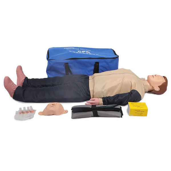 Full body CPR Simulator Kunstmatige ademhalingstraining Dummy CPR Oefenpop Mannequin Medisch trainingsmodel
