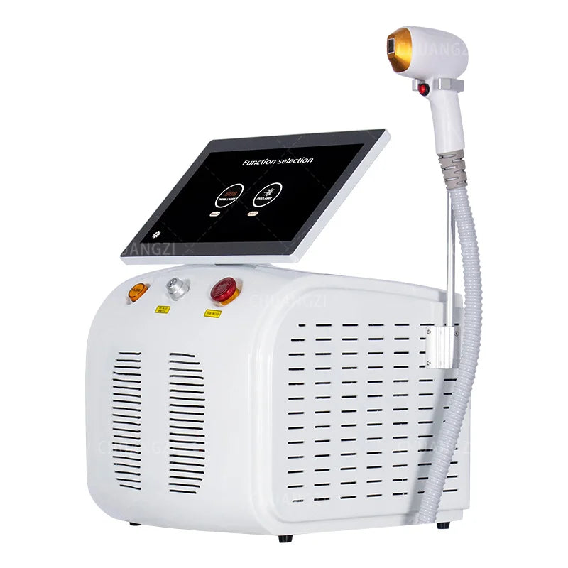 2 in 1 Professional Diode Ice Titanium Laser Body Hair Removal Machine Tattoo Removal Machine 808 + Picosecond