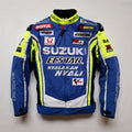 Oxford textiljacken Für Suzuki Motorrad Motocross MTB BMX Bike Riding herren Blaue Jacke Mit Protektor