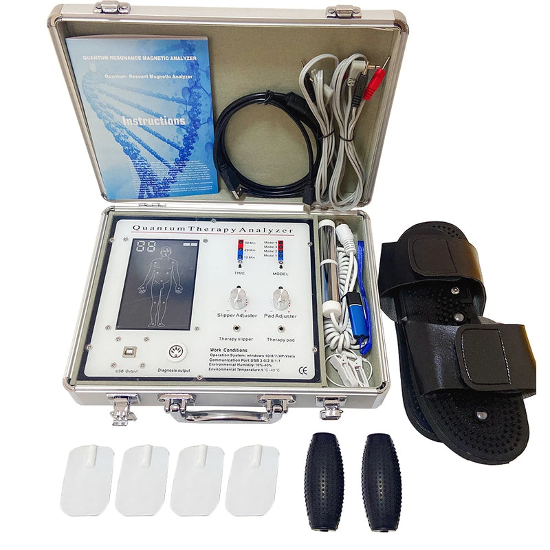 NEWest Body Analyzer Quantum Resonance Magnetic Body Health Analyzer With Therapy Multiple Languages Personal Health Care