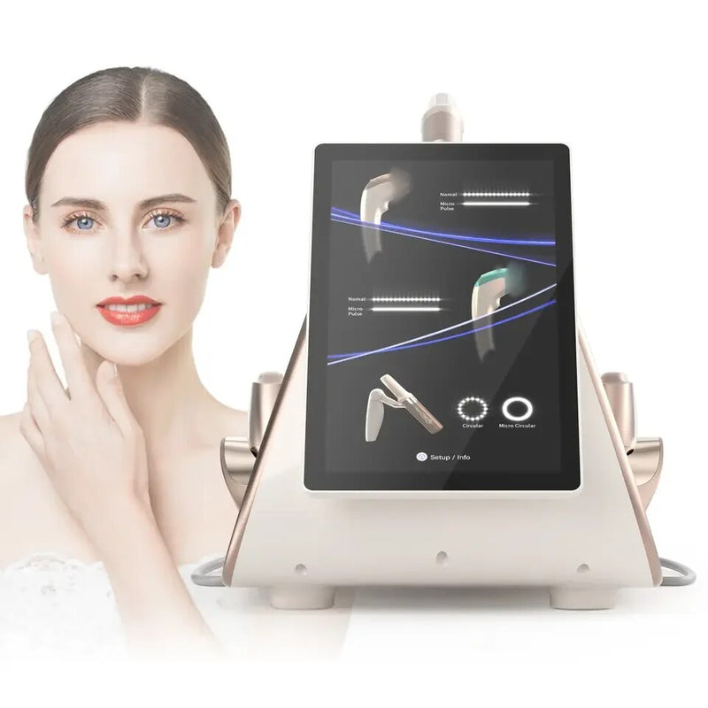 Portable 3 In 1 TT 12D HIFU Machine Facial Lifting Skin Firming Device MPTSTL Face Slimming Anti-Aging Machine With 10 Cartridges