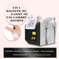 4 in 1 360 Magneto OPT SR + IPL + Laser a picosecondi per la rimozione dei tatuaggi dei capelli NDYAG Laser 532nm 1064nm 1032nm RF Ringiovanimento della pelle Macchina per la bellezza