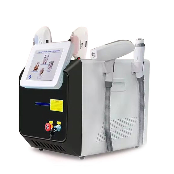 4 in 1 360 Magneto OPT SR + IPL + Laser a picosecondi per la rimozione dei tatuaggi dei capelli NDYAG Laser 532nm 1064nm 1032nm RF Ringiovanimento della pelle Macchina per la bellezza