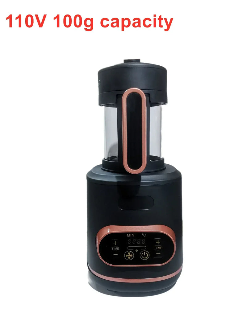 Sıcaklık Kontrolü ve Zamanlama Fonksiyonu Otomatik Soğutma ile 220V 110V Elektrikli Kahve Çekirdeği Kavurma Pişirme Makinesi