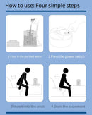 Kit de limpeza de cólon doméstico para máquina de enema elétrica para constipação