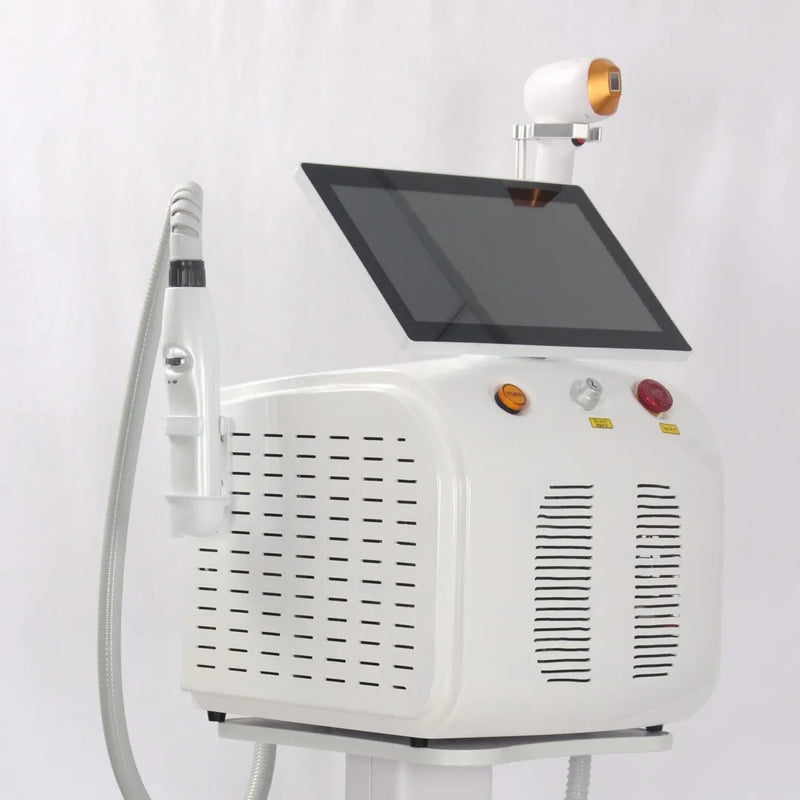 Laser Diod 2in1 dan Laser Picosecond 808 Diod Laser Mesin Penyingkiran Tatu Alat kecantikan pelbagai fungsi