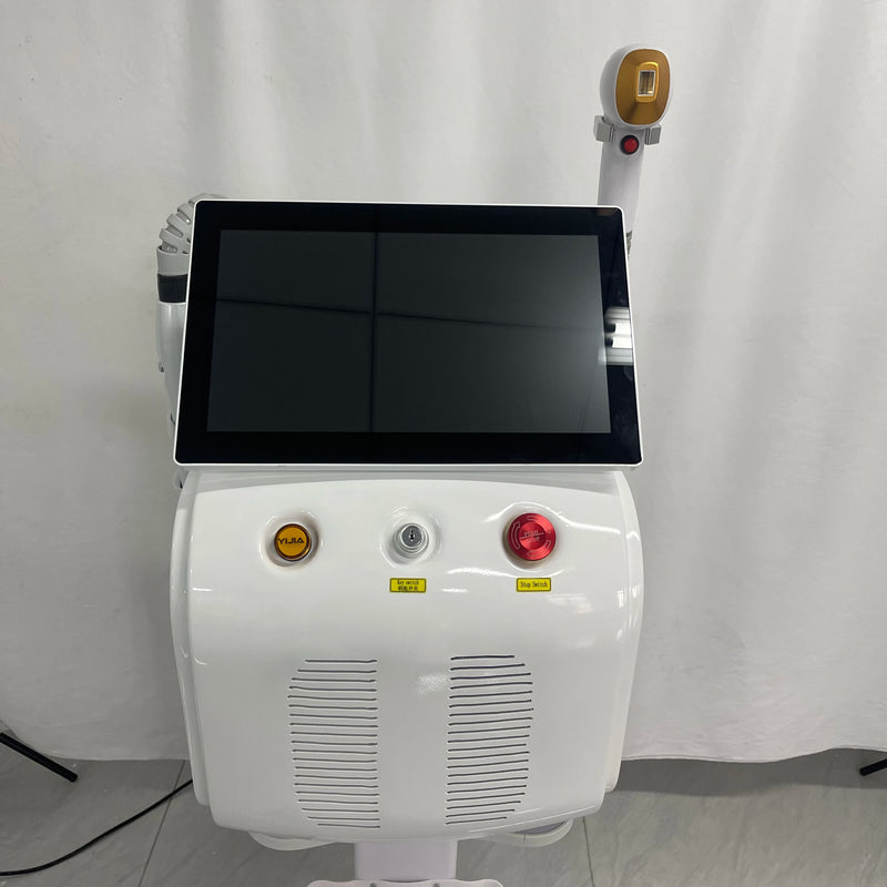 2in1 Diodenlaser und Pikosekundenlaser 808 Diodenlaser Haarentfernung Tattooentfernungsmaschine Multifunktionales Schönheitsinstrument