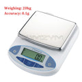 3000/5000g/30kg 0.01g/0.1g Digital Electronic Balance Lab Jewelry Scale High Precision Industrial Kitchen Weighing Balance Scale
