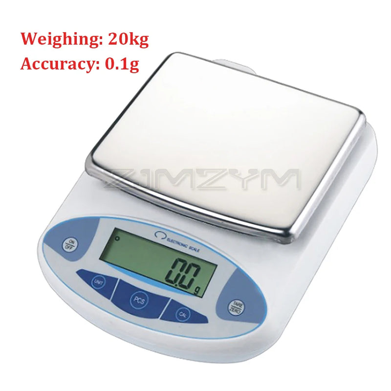 3000/5000g/30kg 0.01g/0.1g Digital Electronic Balance Lab Jewelry Scale High Precision Industrial Kitchen Weighing Balance Scale