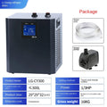 300L Large Aquarium for Chiller Fish/Planted/Shrimp/Marine/Coral Tank 1/3 HP Water Cooler Cooling System Aquarium Accessories