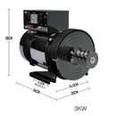 Pequeño grupo electrógeno diésel de 3kw/5KW, monofásico, gasolina de 220V, refrigerador de aire acondicionado doméstico de cobre único