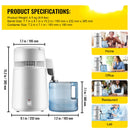 4L Water Distiller Purifier Filter For Drinking Bottle Softener 304 Stainless Steel Home Appliance for Office Use