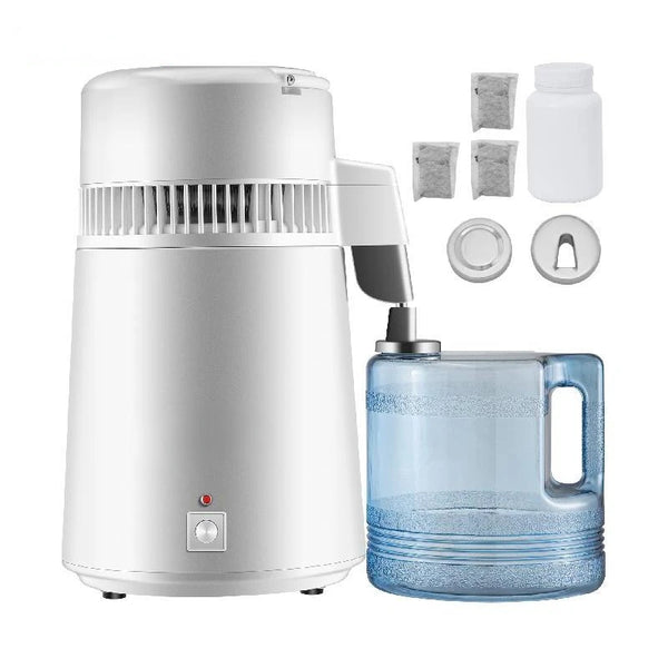 Filtro purificador de destilador de água 4l para amaciante de garrafas de água 304 eletrodomésticos de aço inoxidável para uso em escritório