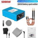 5000 W-os kézi ponthegesztőgép barkácselemes hegesztőgép, állítható áramerősségű, segédprogramos automatikus hegesztés 18650-es akkumulátorhoz