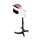 Vaporizzatore per capelli professionale con micro-nebulizzazione di ozono e luci LED blu e rosse per trattamenti per capelli in salone