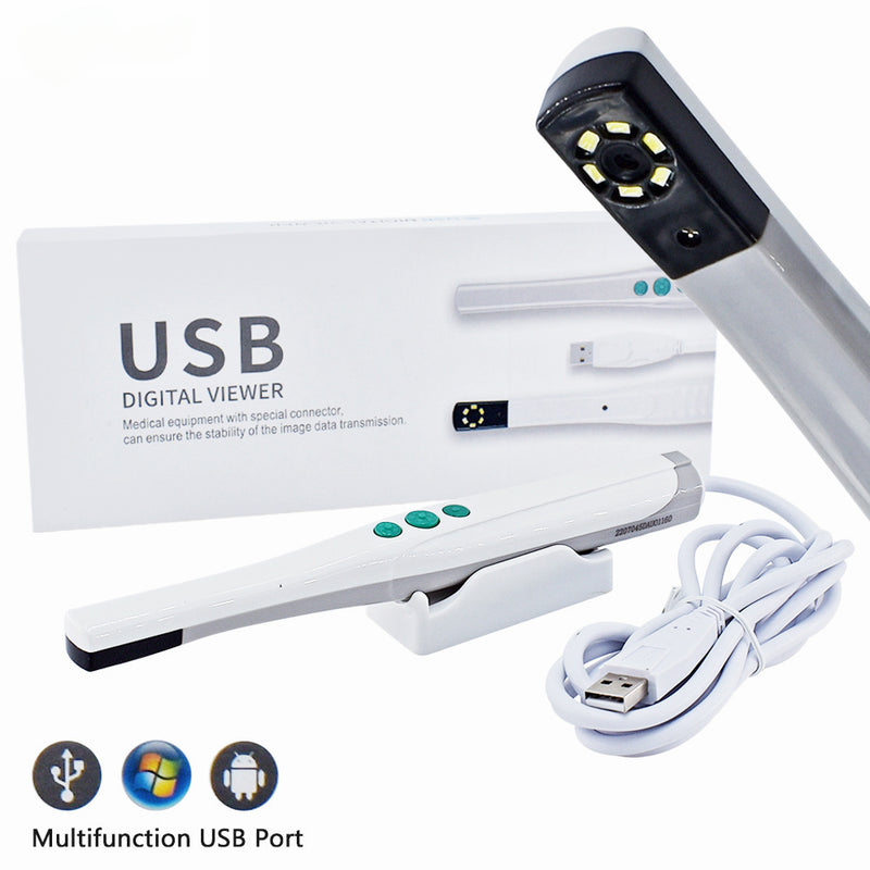 Dental Intraoral Camera Endoscope Camera Real-time Intra Oral Camera Dentistry Tooth 6 LED Lighting Support OTG
