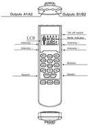 YK15AB Блок TENS EMS Стимулятор мышц 4 выхода 15 режимов Ручное устройство для электротерапии Электронный импульсный массажер для электротерапии Обезболивание Терапия для облегчения боли